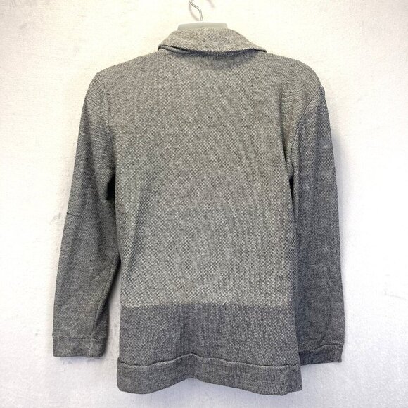 Marine Layer Lightweight Sweater Mens Medium Gray Shawl Collar Button Pullover‎ - Picture 2 of 14